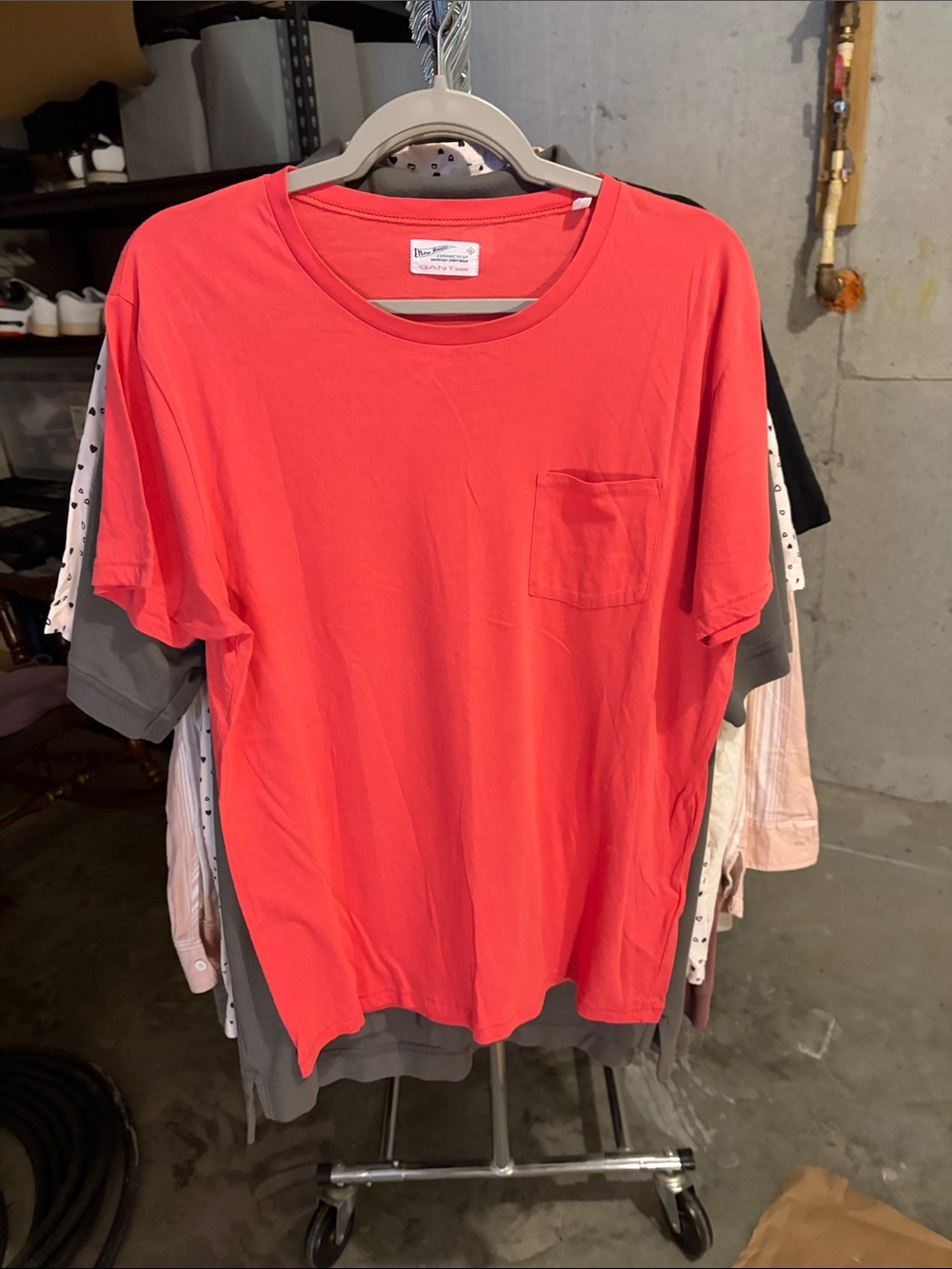 Gant Men's Coral Pocket Crewneck Tee